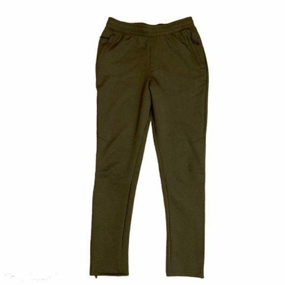 All In Motion Army Green High Rise Zippered Cuff Joggers With Pockets Small New